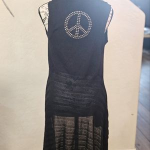 Womens Black Cardigan Lisa Quill Designs size S